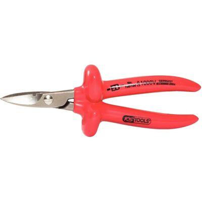 KS Tools Classic 1000V Elektrikerschere - Isoliert, 180mm KS Tools Classic 1000V Elektrikerschere - Isoliert, 180mm