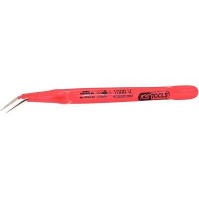KS Tools 117.1623 Gebogene isolierte Pinzette - Pinzette KS Tools 117.1623 Gebogene isolierte Pinzette - Pinzette