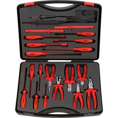 KS Tools 117.1870 Werkzeugsatz - 20 Teile, isoliert KS Tools 117.1870 Werkzeugsatz - 20 Teile, isoliert