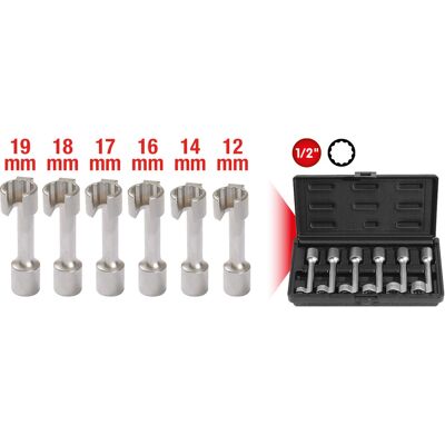 KS Tools 913.1210 Σετ εργαλείων - 6 τεμάχια, 12 πλευρών, 1/2'' KS Tools 913.1210 Σετ εργαλείων - 6 τεμάχια, 12 πλευρών, 1/2''