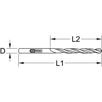 KS Tools 330.5023 Boorenset - 10 stuks KS Tools 330.5023 Boorenset - 10 stuks