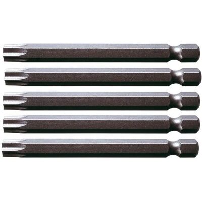 KS Tools T15 Insert Torx Hexagonale - 75mm, Pack de 5 - Publicité KS Tools T15 Insert Torx Hexagonale - 75mm, Pack de 5 - Publicité
