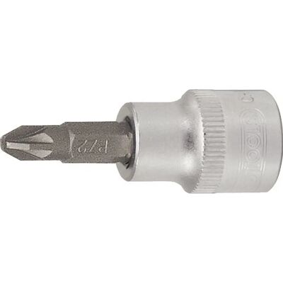 KS TOOLS 1/2" Bitsockel PZ1 - Krom-vanadium stål KS TOOLS 1/2" Bitsockel PZ1 - Krom-vanadium stål