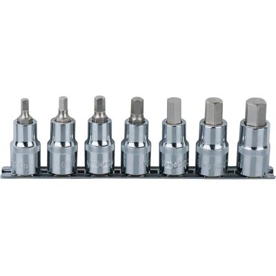 Set di bussole KS Tools 918.1335 - 7 pezzi, corte Set di bussole KS Tools 918.1335 - 7 pezzi, corte