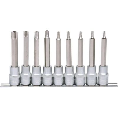 Set di 9 bussole Torx KS Tools 917.1790 - Cromo vanadio Set di 9 bussole Torx KS Tools 917.1790 - Cromo vanadio