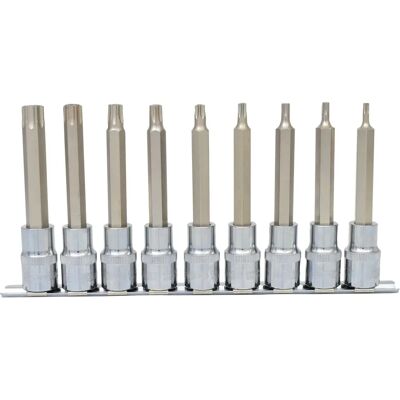 KS Tools 918.1890 Schraubendreher-Bithalter 9-tlg - Schraubenzieher- und Steckschlüsselsatz KS Tools 918.1890 Schraubendreher-Bithalter 9-tlg - Schraubenzieher- und Steckschlüsselsatz