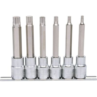 Zestaw nasadek KS Tools 918.1358 - Długi, stal chromowo-wanadowa Zestaw nasadek KS Tools 918.1358 - Długi, stal chromowo-wanadowa