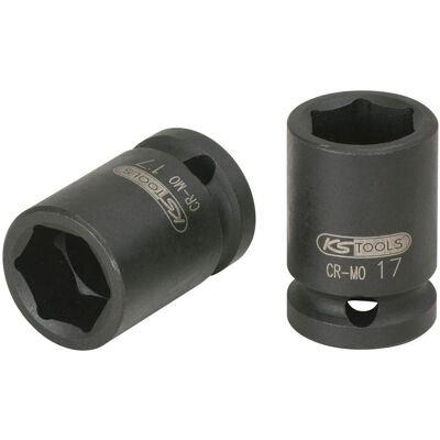 KS TOOLS Kurze 1/2 Zoll Sechskantnuss - Für Impact-Werkzeug KS TOOLS Kurze 1/2 Zoll Sechskantnuss - Für Impact-Werkzeug