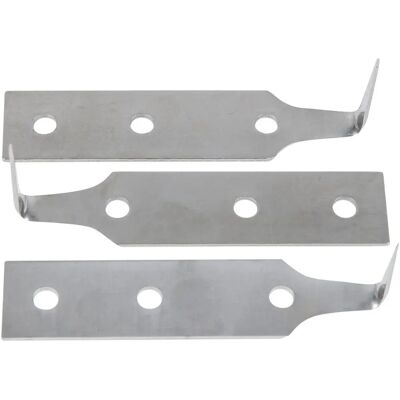 Set av rostfria stålblad - 25 mm - 3 st Set av rostfria stålblad - 25 mm - 3 st