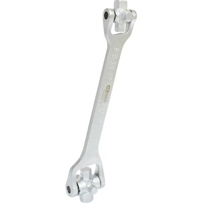 Ks Tools 150.9302 Chave de esvaziamento de óleo - 8 em 1, 270mm Ks Tools 150.9302 Chave de esvaziamento de óleo - 8 em 1, 270mm