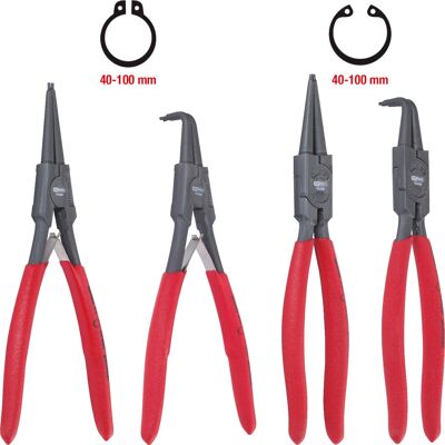KS Tools 119.2060 Pincet - Zware veiligheidssat KS Tools 119.2060 Pincet - Zware veiligheidssat