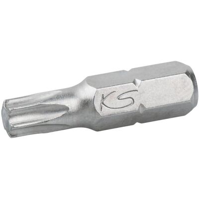 KS Tools Niklowany Torx T6 Śrubokręt Bit - 25mm - Typ C 6.35 - Przemysłowe KS Tools Niklowany Torx T6 Śrubokręt Bit - 25mm - Typ C 6.35 - Przemysłowe