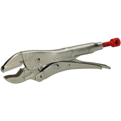 Szczypce KS Tools - V-kształt, 0-25mm, 185mm, Czerwony-Czarny Szczypce KS Tools - V-kształt, 0-25mm, 185mm, Czerwony-Czarny