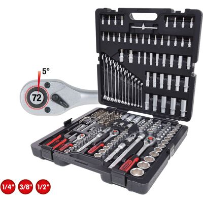 KS Tools 917.0216 Juego de llaves de vaso - 216 piezas KS Tools 917.0216 Juego de llaves de vaso - 216 piezas