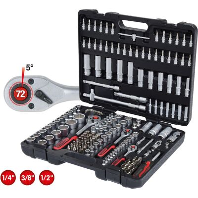 KS Tools 917.0779 Conjunto de soquetes - Kit de 179 peças de alta qualidade KS Tools 917.0779 Conjunto de soquetes - Kit de 179 peças de alta qualidade