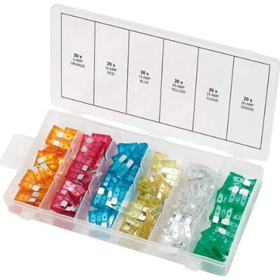KSTOOLS 970.0250 Automotive Fuses Set - 120 Pieces KSTOOLS 970.0250 Automotive Fuses Set - 120 Pieces