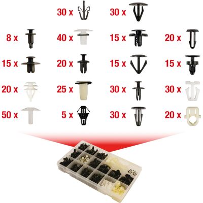 KS Tools 420.0350 Honda Fastgørelsesclips Sæt KS Tools 420.0350 Honda Fastgørelsesclips Sæt