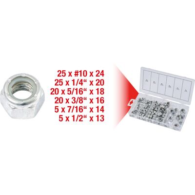 KS Tools 970.0480 Muttern - Selbstsichernd, Sortiment - Stahl KS Tools 970.0480 Muttern - Selbstsichernd, Sortiment - Stahl
