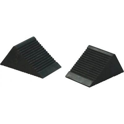 KS Tools 160.0382 Cunei per ruote in gomma - Nero (coppia) KS Tools 160.0382 Cunei per ruote in gomma - Nero (coppia)