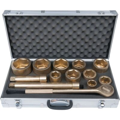 KS Tools 963.1067 Steckschlüssel-Set - 13 Teile - Aluminium-Bronze KS Tools 963.1067 Steckschlüssel-Set - 13 Teile - Aluminium-Bronze