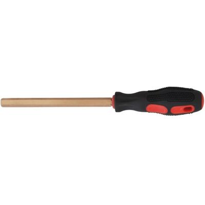 KS TOOLS Werkzeug-maschinen GmbH BRONZEplus-ruuvimeisseli, kuusikulmainen kanta, suora 5x100mm - Schraubenzieher KS TOOLS Werkzeug-maschinen GmbH BRONZEplus-ruuvimeisseli, kuusikulmainen kanta, suora 5x100mm - Schraubenzieher