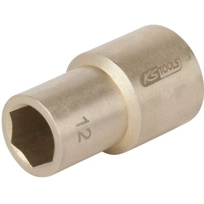 Kstools - Inserto di presa 1/2 pollice - Alluminio-bronzo, 6 punti Kstools - Inserto di presa 1/2 pollice - Alluminio-bronzo, 6 punti