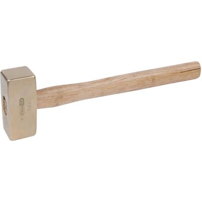 KS TOOLS Hammer - Hickory - 900 mm - 5000 g - DIN 6475 - Funkenfri - Aluminium-Bronze - Standard KS TOOLS Hammer - Hickory - 900 mm - 5000 g - DIN 6475 - Funkenfri - Aluminium-Bronze - Standard