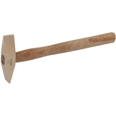 KS Tools Hammer - 1400g - Funkenfrei - Korrosionsbeständig - Verschleißfest - Aluminium-Bronze - Hickory-Griff KS Tools Hammer - 1400g - Funkenfrei - Korrosionsbeständig - Verschleißfest - Aluminium-Bronze - Hickory-Griff