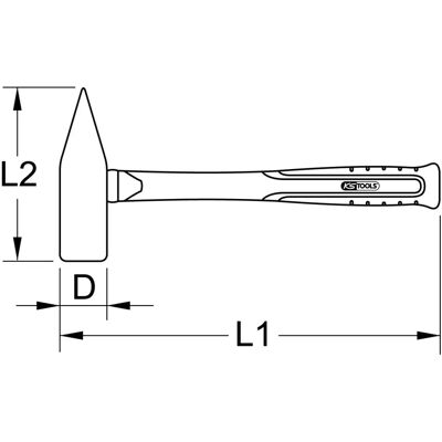 KS Tools Bronzeplus Marteau Écrouisseur Anti-Scintille - Outil à Main - Publicité KS Tools Bronzeplus Marteau Écrouisseur Anti-Scintille - Outil à Main - Publicité