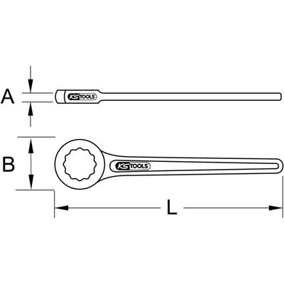 KS Tools - Modell 963.7572 - 88mm - Schraubenschlüssel KS Tools - Modell 963.7572 - 88mm - Schraubenschlüssel