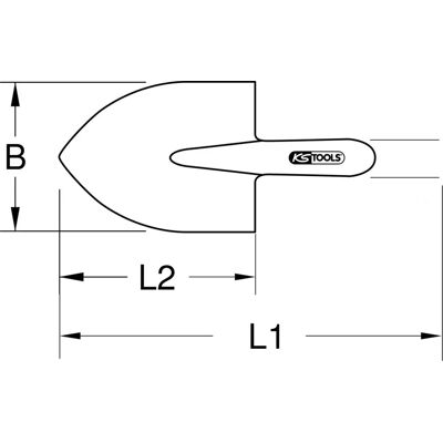 KS Tools 963.9632 - Klappspaten aus Bronze - Schutzspaten KS Tools 963.9632 - Klappspaten aus Bronze - Schutzspaten