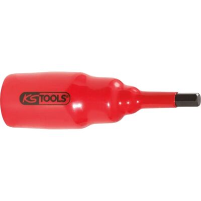 KSTOOLS - Isolerad sexkantsnyckel, 3/8" kort, 4mm KSTOOLS - Isolerad sexkantsnyckel, 3/8" kort, 4mm