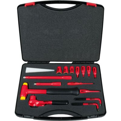 KS Tools 117.1885 Steckschlüssel-Set - Isoliert, 16-teilig, IEC 60900 KS Tools 117.1885 Steckschlüssel-Set - Isoliert, 16-teilig, IEC 60900