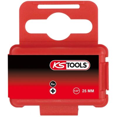 KS Tools 911.3338 Inserto PH4 25mm - Bit cacciavite - Confezione da 5 KS Tools 911.3338 Inserto PH4 25mm - Bit cacciavite - Confezione da 5