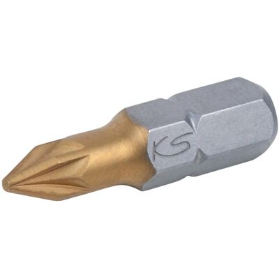 KS Tools Titanbelagt PZ1 Sekskantet Skruetbitsæt - 5 stk. KS Tools Titanbelagt PZ1 Sekskantet Skruetbitsæt - 5 stk.