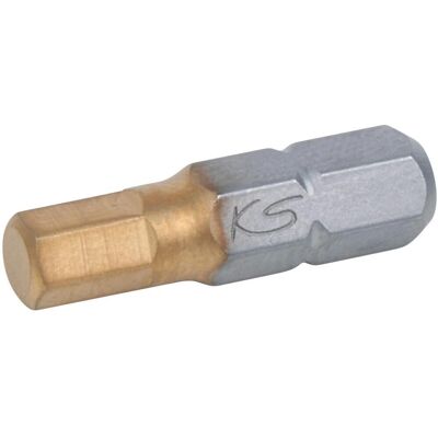 KS tools Inserto de hexágono - 25mm - 4mm - Conjunto de pontas KS tools Inserto de hexágono - 25mm - 4mm - Conjunto de pontas