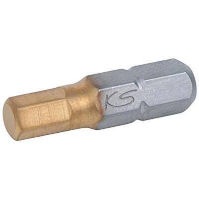 KS Tools Jeu de 5 Embouts Hexagonaux en Titane 1/4" - 25mm - Publicité KS Tools Jeu de 5 Embouts Hexagonaux en Titane 1/4" - 25mm - Publicité