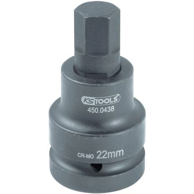 Kstools - Schlagschrauber - 22 mm, kurz, Sechskant Kstools - Schlagschrauber - 22 mm, kurz, Sechskant