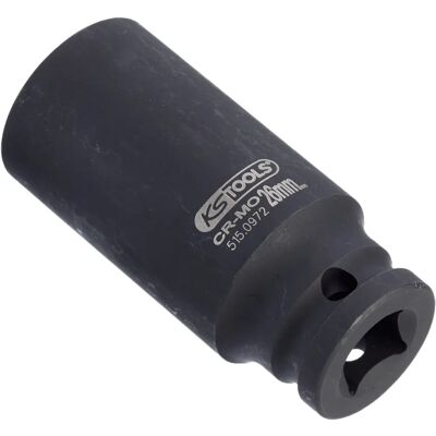 Ks Tools 515.0972 Douille hexagonale 1/2 pour tournevis à choc, longue 78mm Ks Tools 515.0972 Douille hexagonale 1/2 pour tournevis à choc, longue 78mm