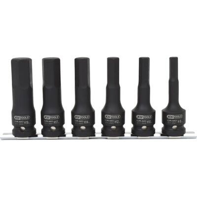 KS Tools 515.1104 Zestaw nasadek udarowych - Długie, 6 szt. KS Tools 515.1104 Zestaw nasadek udarowych - Długie, 6 szt.