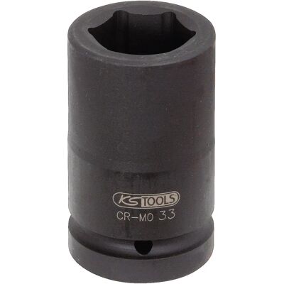 KS Tools Schlagschrauber Stecknuss - Sechskant, 115mm, 1" - Impact Socket KS Tools Schlagschrauber Stecknuss - Sechskant, 115mm, 1" - Impact Socket