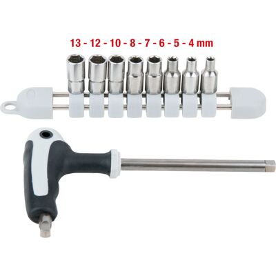KS Tools 910.2450 Steckschlüssel-Set - 9 delar Edelstahl KS Tools 910.2450 Steckschlüssel-Set - 9 delar Edelstahl