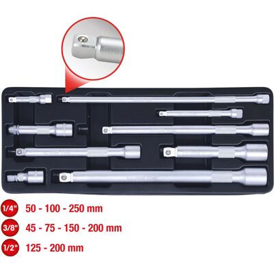 KS Tools 911.0009 Barra de Extensão - Conjunto de 9 KS Tools 911.0009 Barra de Extensão - Conjunto de 9