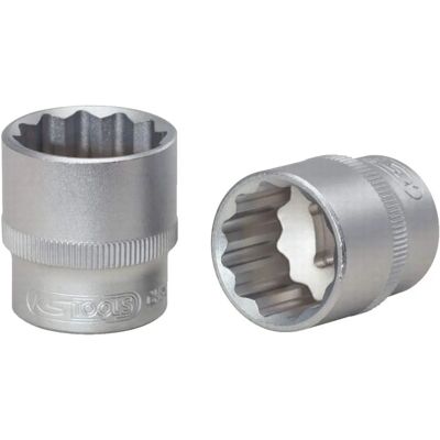 KS Tools 12-Kant-Stecknuss - Chrom-Vanadium Stahl KS Tools 12-Kant-Stecknuss - Chrom-Vanadium Stahl