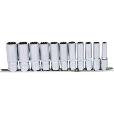 KS Tools 918.0602 Steckschlüssel-Set - Hochwertige 3/8" CHROMEplus 12-Kant, Lang, 11 teilig KS Tools 918.0602 Steckschlüssel-Set - Hochwertige 3/8" CHROMEplus 12-Kant, Lang, 11 teilig