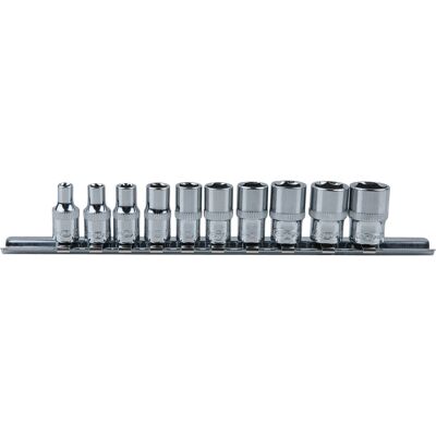 KS Tools 918.0620 Set di 10 bussole - Chromeplus, 1/4" impianto KS Tools 918.0620 Set di 10 bussole - Chromeplus, 1/4" impianto