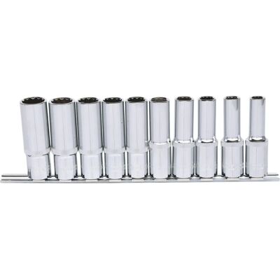 Set di bussole KS Tools 918.0660 - Lungo, 10 pezzi Set di bussole KS Tools 918.0660 - Lungo, 10 pezzi