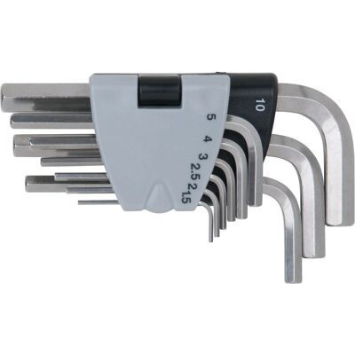 KS Tools 964.0320 Innensechskant-Winkelstiftschlüssel-Set, 9-tlg. KS Tools 964.0320 Innensechskant-Winkelstiftschlüssel-Set, 9-tlg.