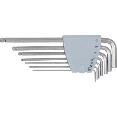 KSTOOLS 964.0415 Sechskant-Schlüssel-Set - Sechskant, Kugelkopf, Edelstahl KSTOOLS 964.0415 Sechskant-Schlüssel-Set - Sechskant, Kugelkopf, Edelstahl