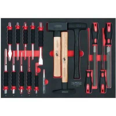 KS Tools 711.0018 Werkstattwagen Werkzeugset - 18 Teile KS Tools 711.0018 Werkstattwagen Werkzeugset - 18 Teile